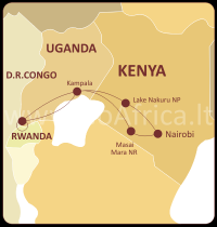 Kelionės maršrutas